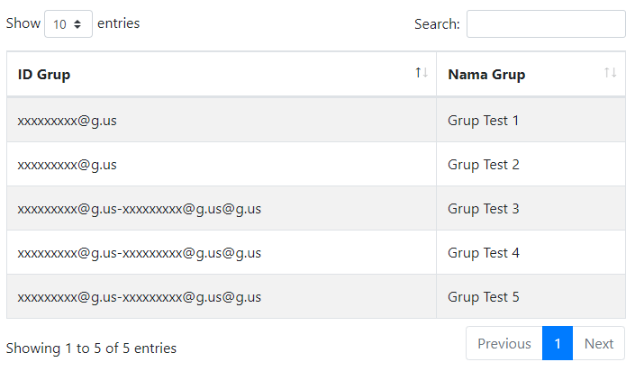 FIlter id_group